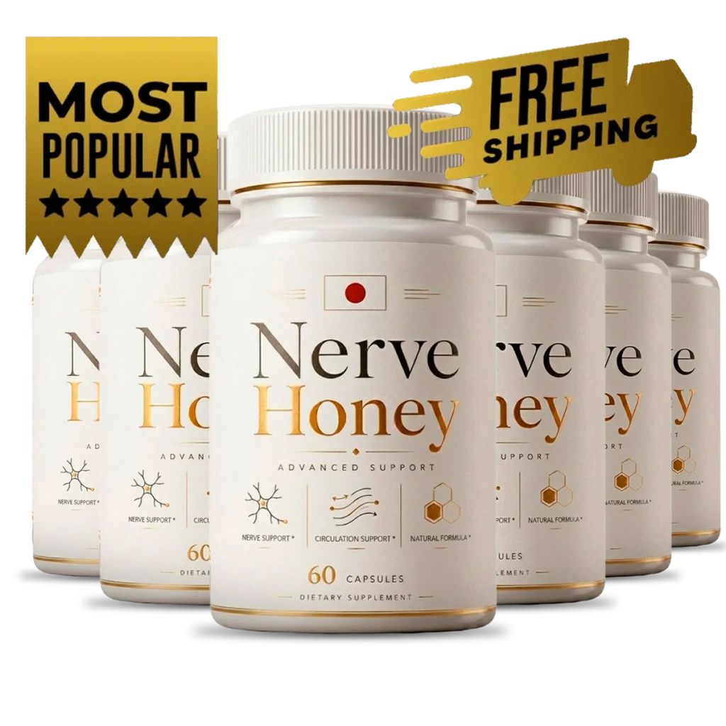 Nerve Honey 6 Bottles package